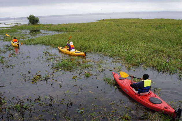 kayaking